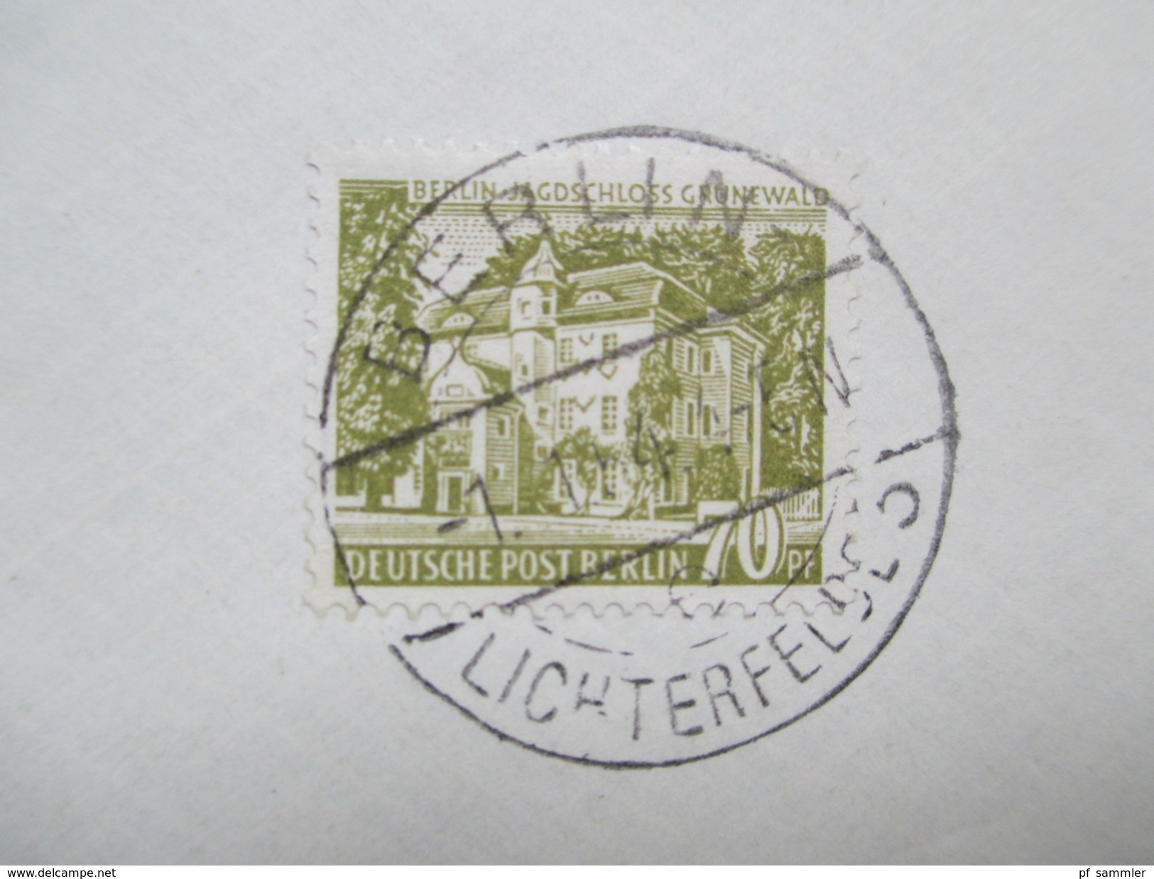 Berlin 1956 Nr. 152 EF Berliner Stadtbilder. Einschreiben R Verlin Lichterfelde 3 871b. Grosskrotzenburg - Briefe U. Dokumente