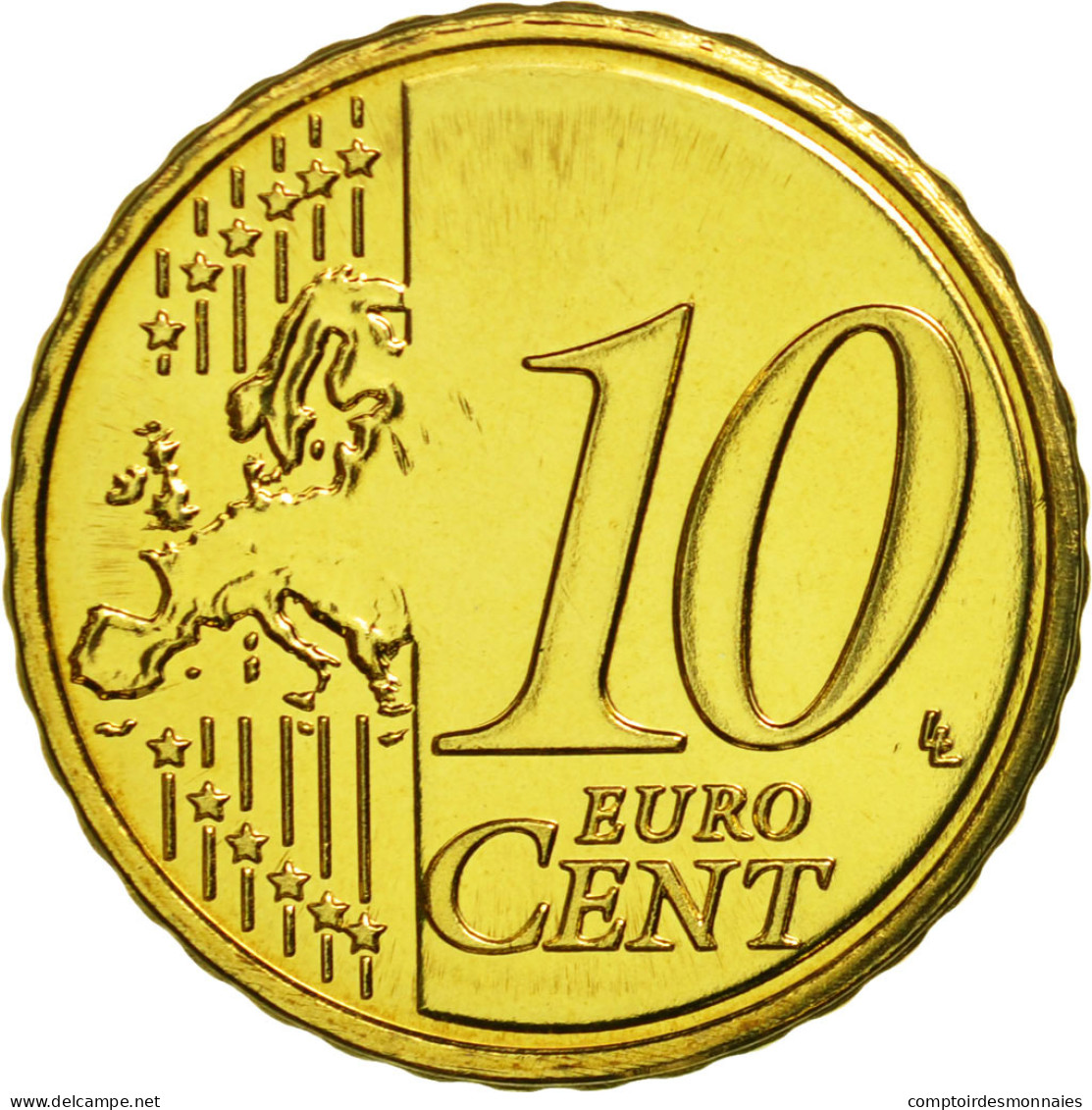 Malte, 10 Euro Cent, 2011, SPL, Laiton, KM:128 - Malta