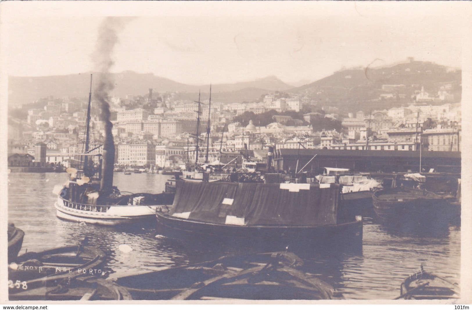 ITALIA - GENOVA - NEL PORTO, RIMORCHIATORE, ORIGINAL PHOTO - Genova (Genoa)