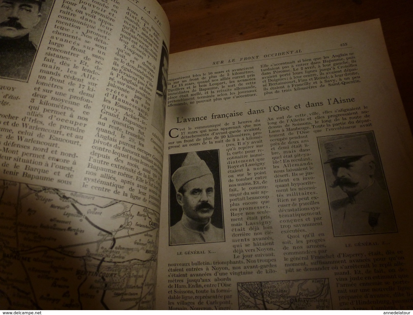 1917 LSELV :L'esprit seul peut-il guérir toutes les maladies ? (par le Dr Philipon); La retraite allemande