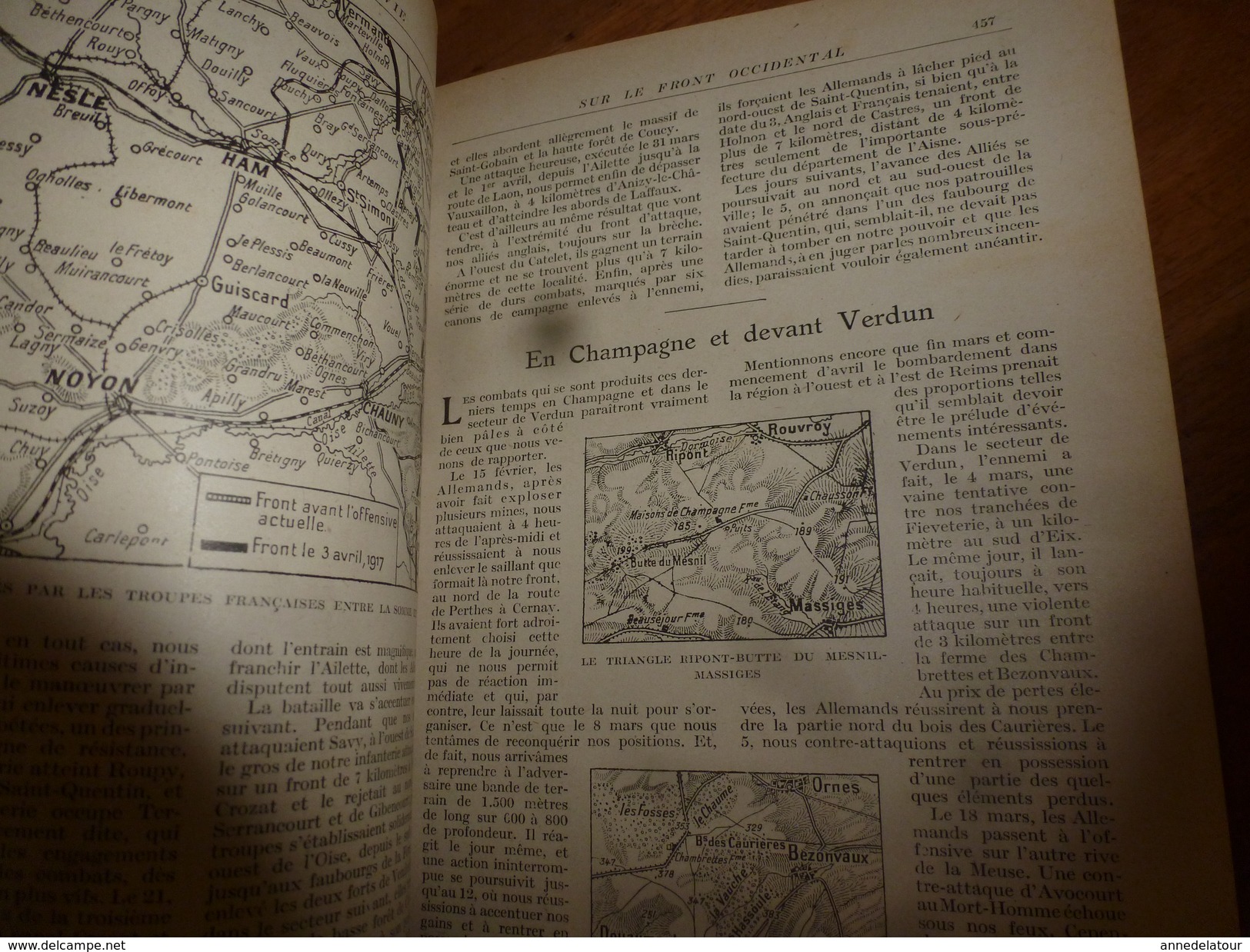 1917 LSELV :L'esprit seul peut-il guérir toutes les maladies ? (par le Dr Philipon); La retraite allemande