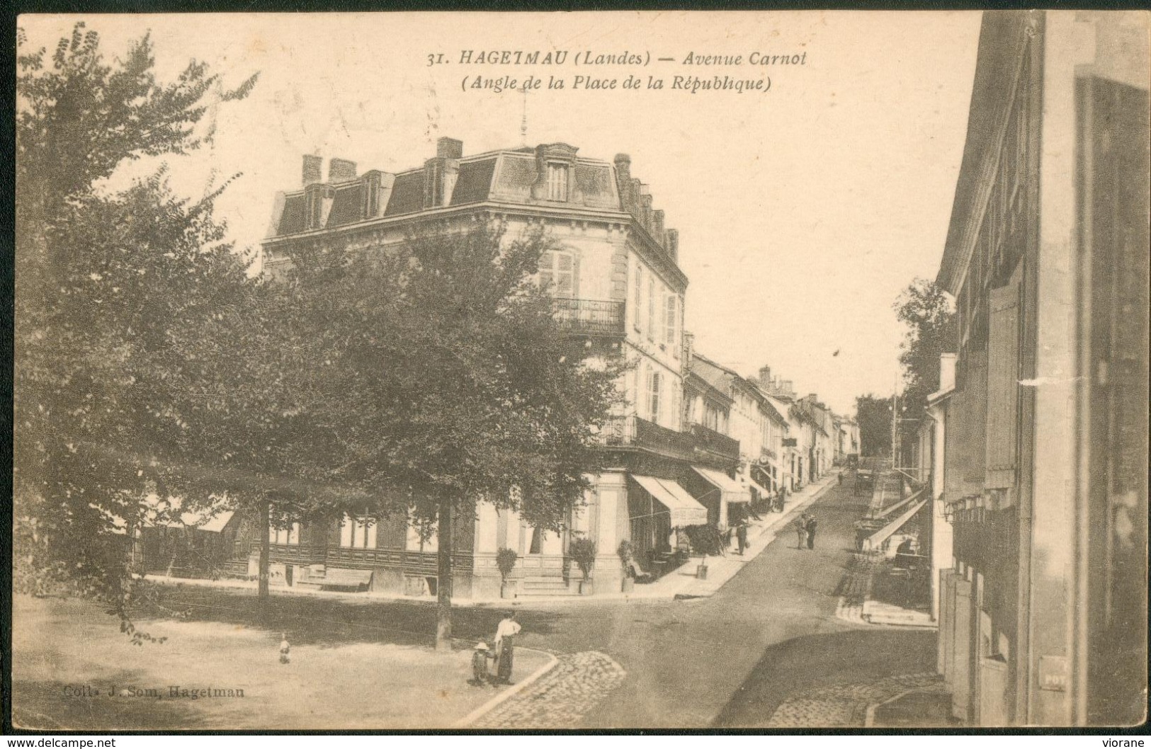 Avenue Carnot (Angle De La Place De La République - Hagetmau