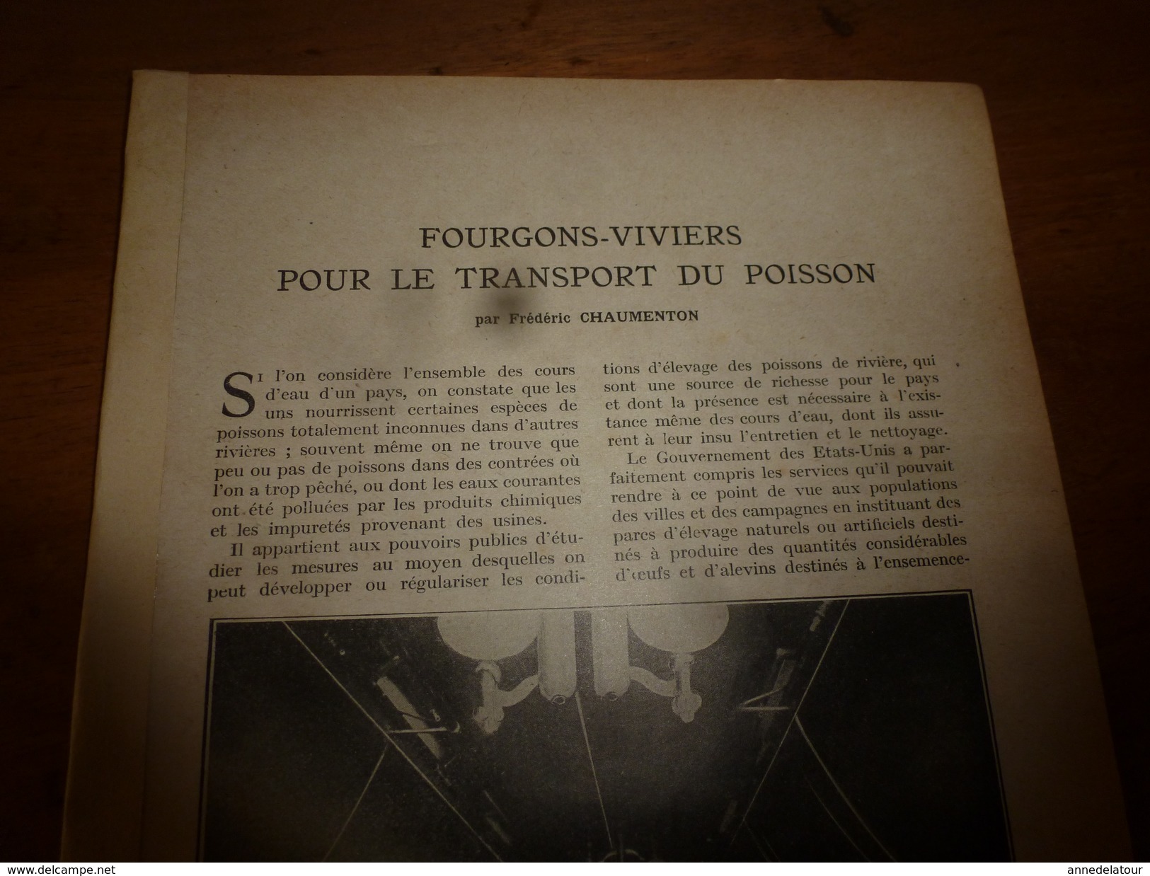 1917 LSELV :Fourgons-viviers Pour Transport Du Poisson(de Frédéric Chaumenton);Téléphonie Militaire(Isidor Recoulier) - Téléphonie