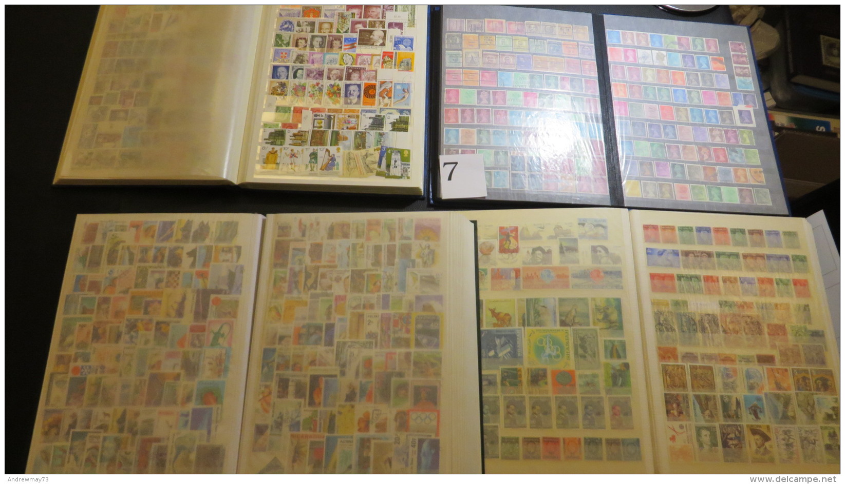 WORLD LARGE COLLECTION WITH OVER 11600 STAMPS