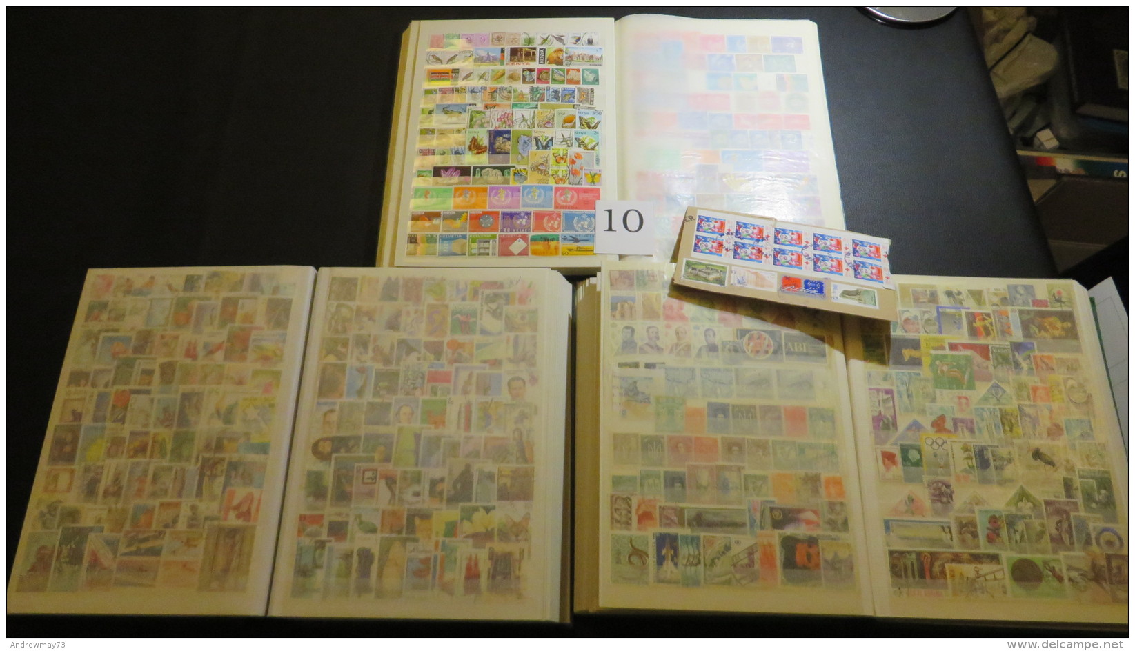 WORLD LARGE COLLECTION WITH OVER 11600 STAMPS