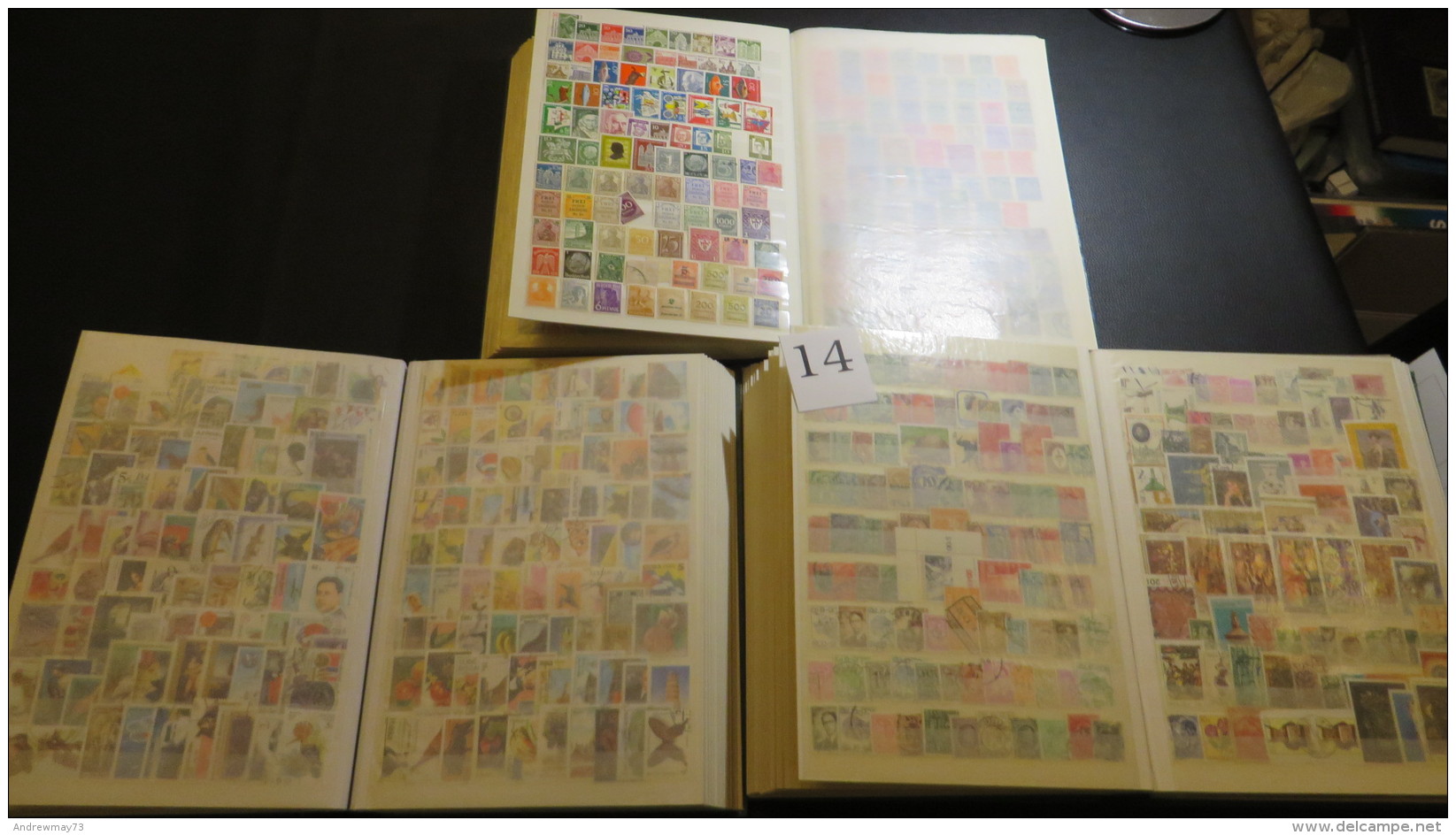 WORLD LARGE COLLECTION WITH OVER 11600 STAMPS