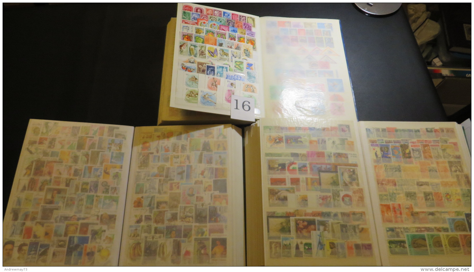 WORLD LARGE COLLECTION WITH OVER 11600 STAMPS