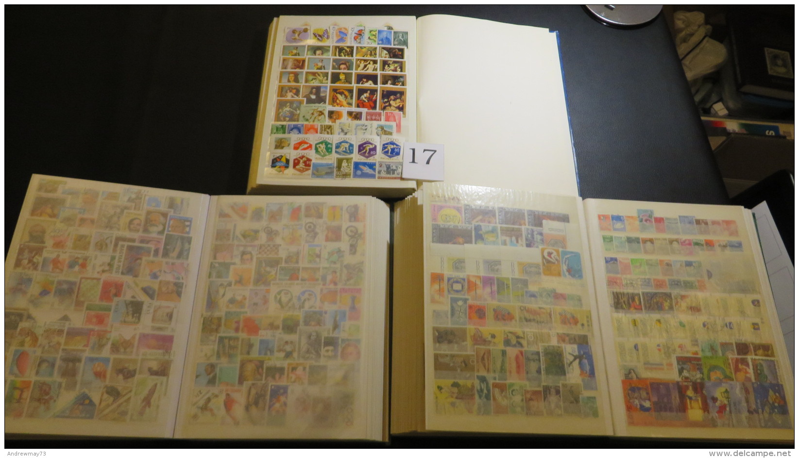 WORLD LARGE COLLECTION WITH OVER 11600 STAMPS