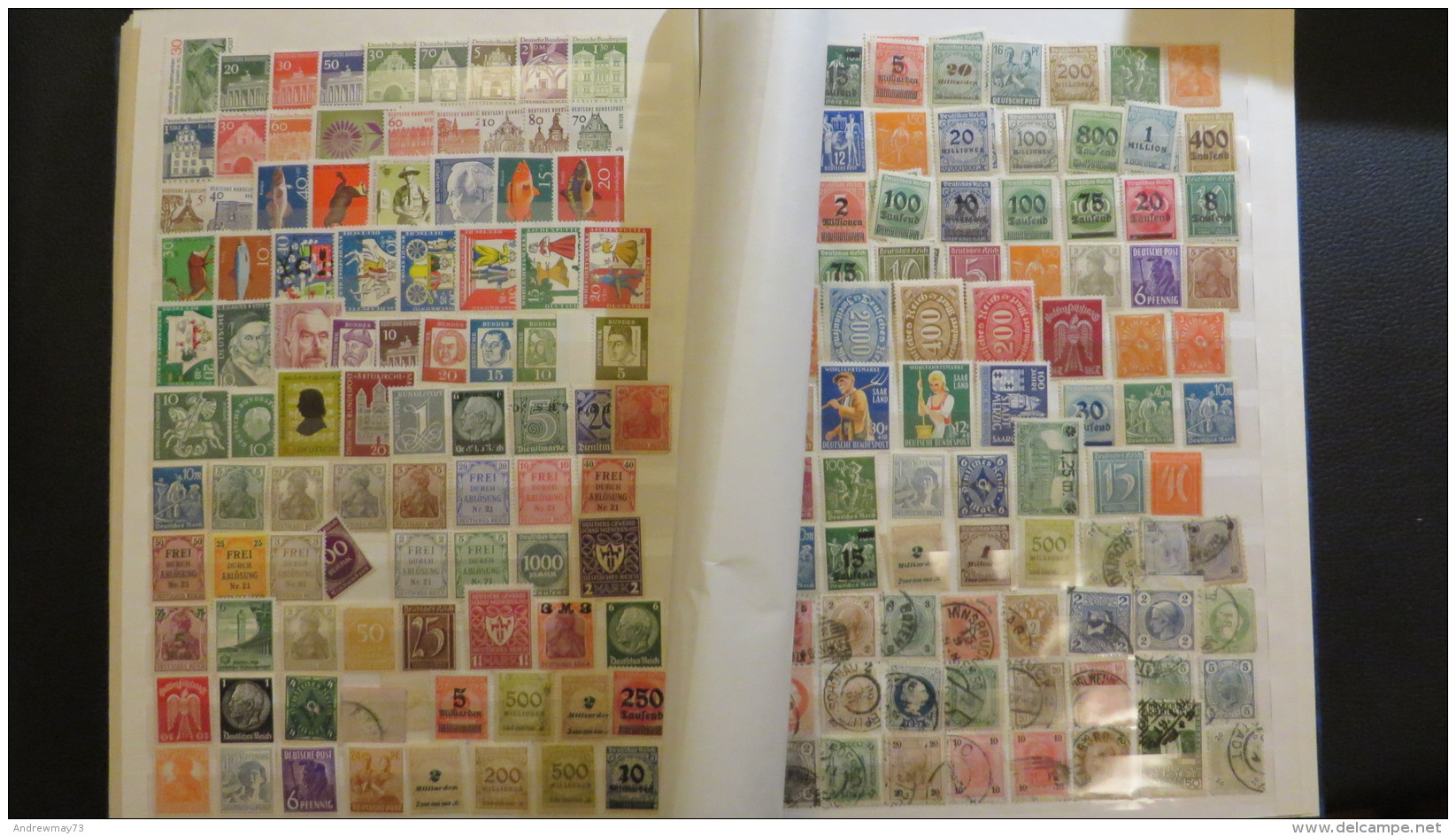 WORLD LARGE COLLECTION WITH OVER 11600 STAMPS