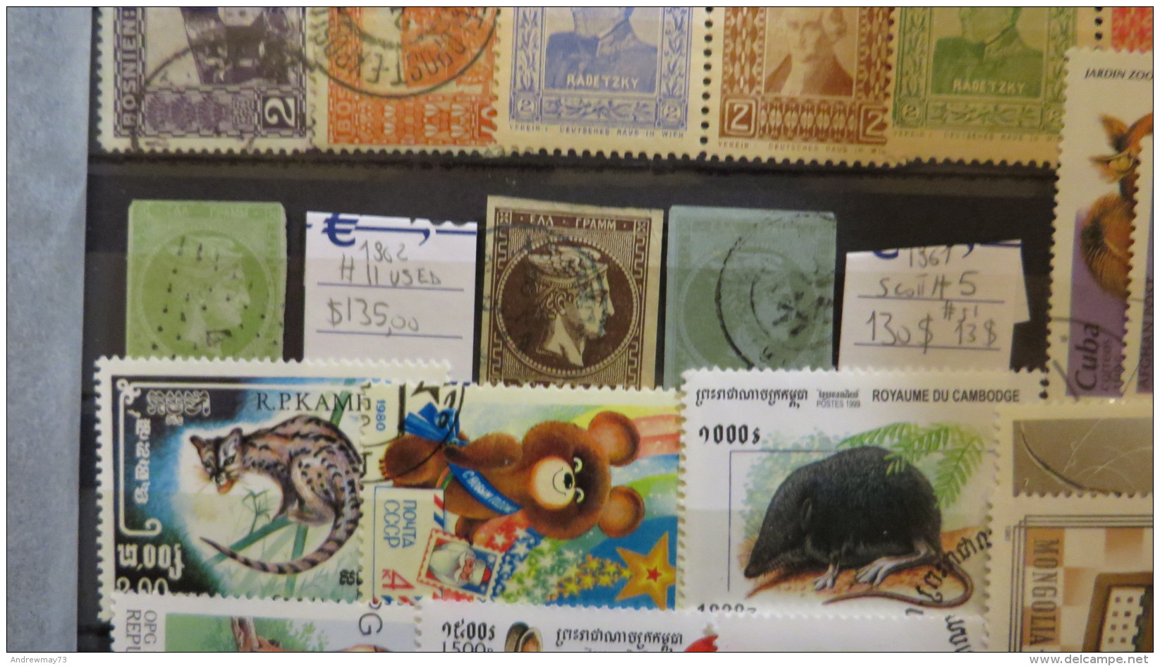 WORLD LARGE COLLECTION WITH OVER 11600 STAMPS