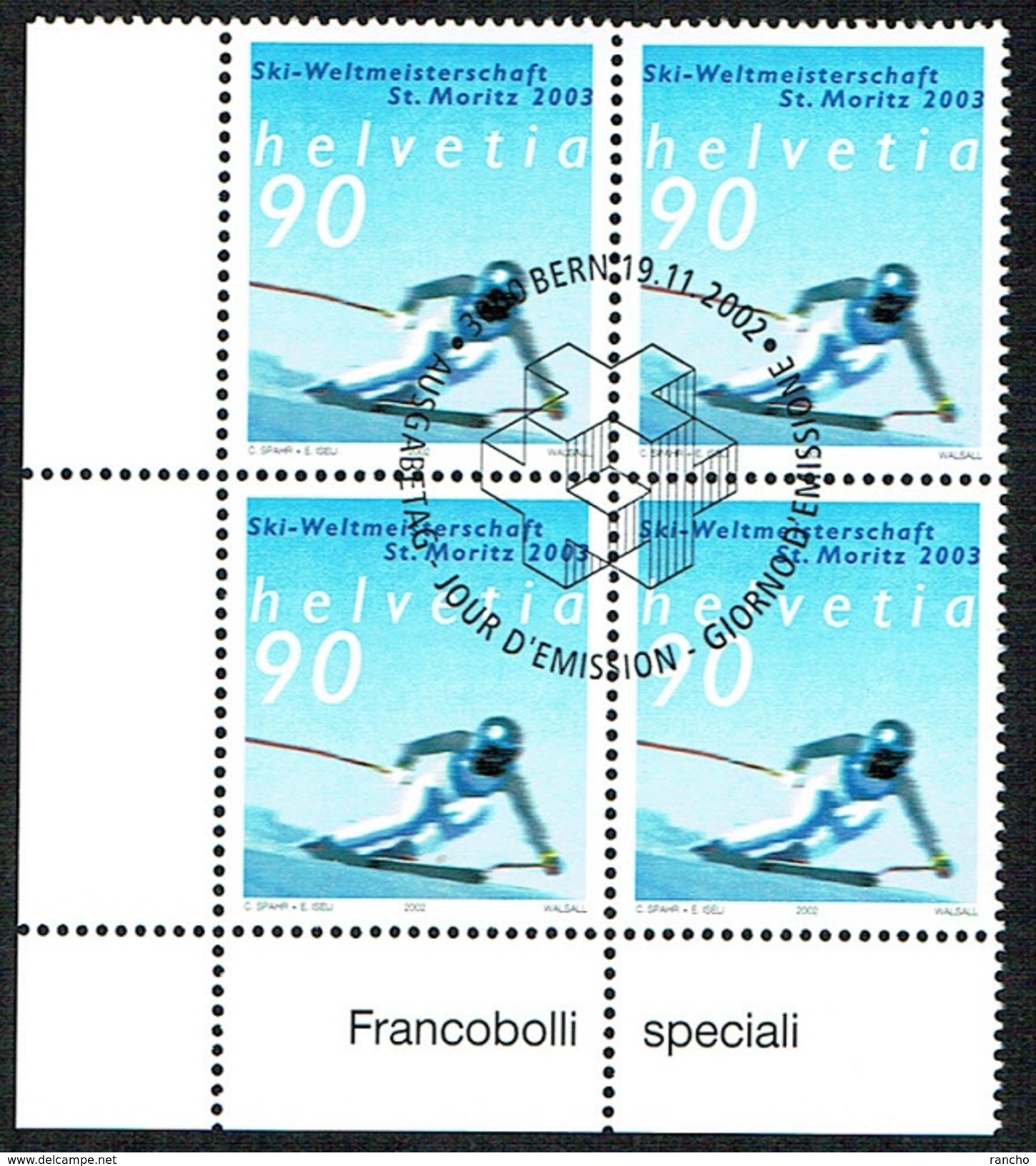 BLOC DE 4 TIMBRES DE COLLECTIONS OBLITERES 1er/J.19.11.2002. C/.S.B.K. Nr:1068. Y&TELLIER Nr:1741. MICHEL Nr:1816. - Used Stamps