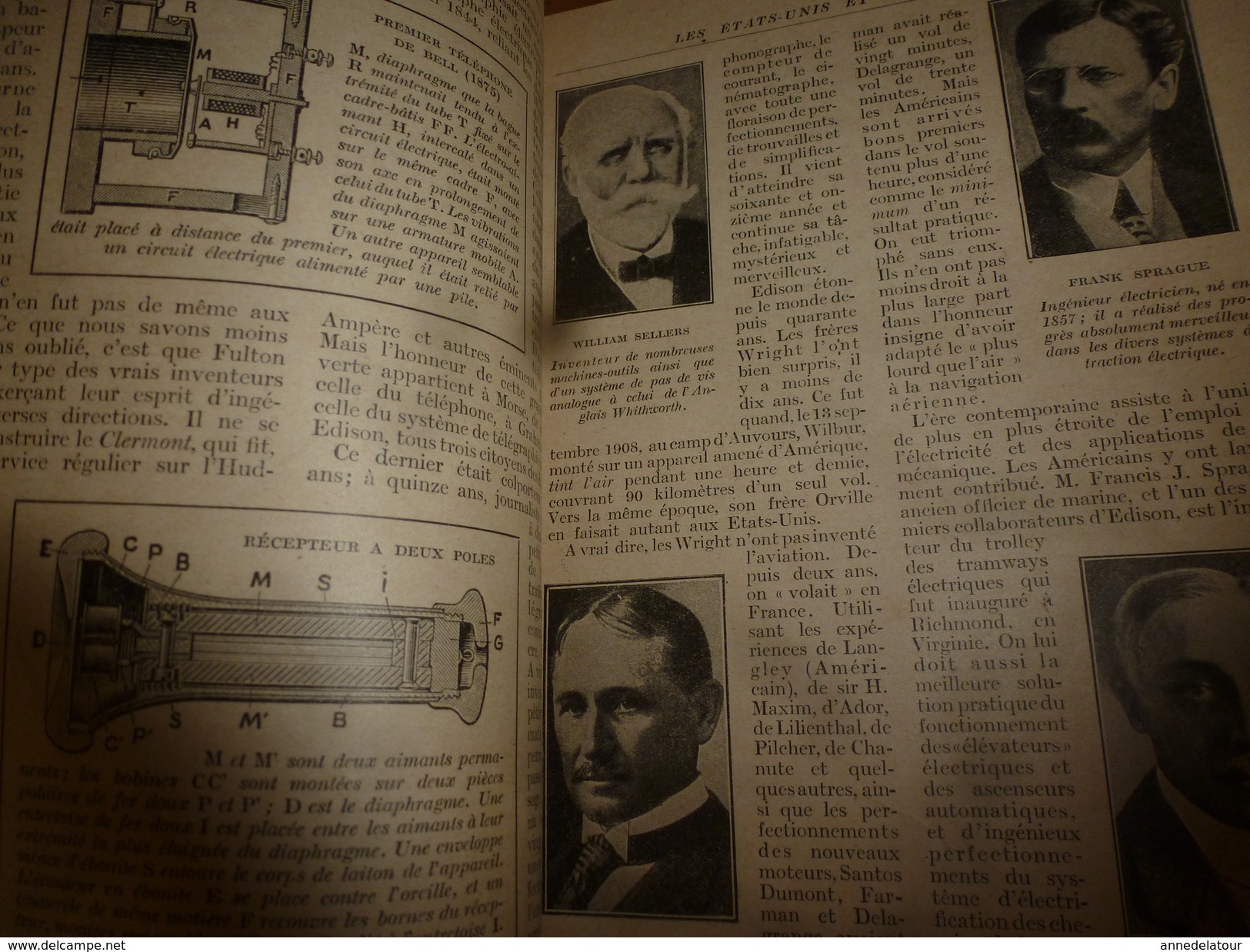 1917 LSELV :Contribution USA Au Progrès Universel (Biard D'Aunet);Principes Fondamentaux Du Combat Aérien (Oscar Ribel) - Aviation