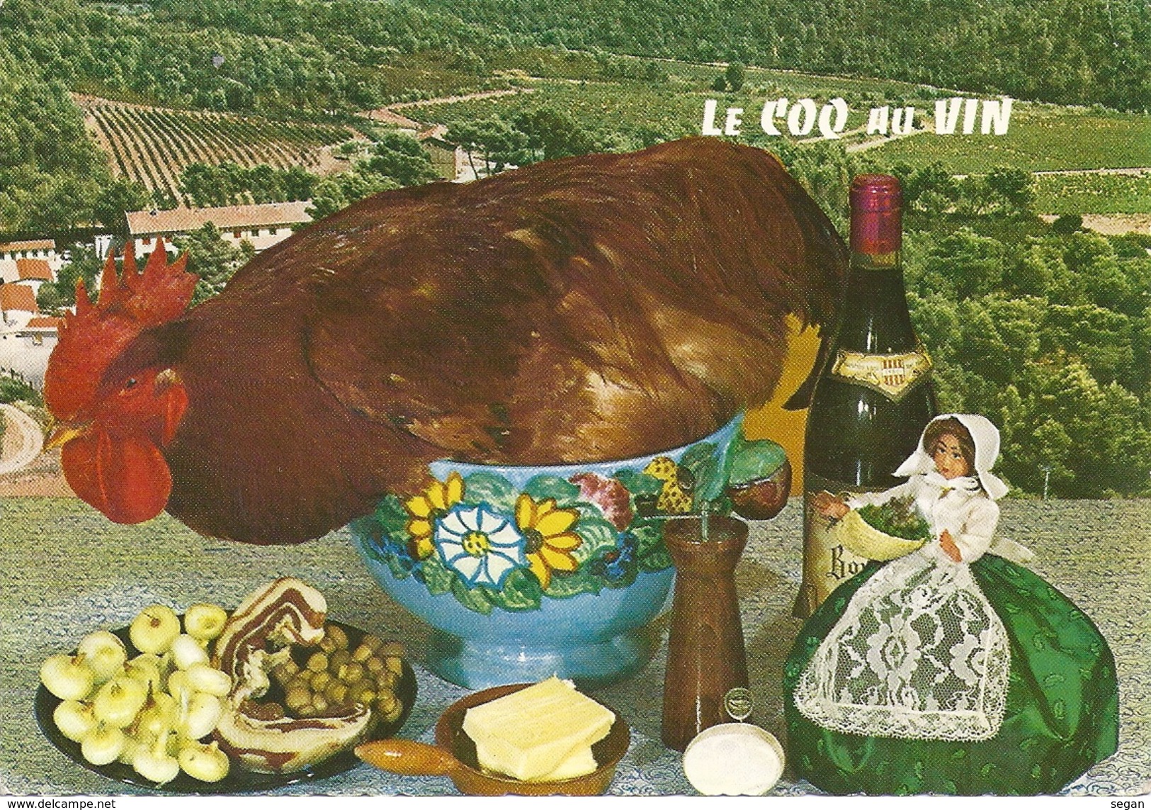LE COQ AU VIN   ANNEE 1970 - Recettes (cuisine)
