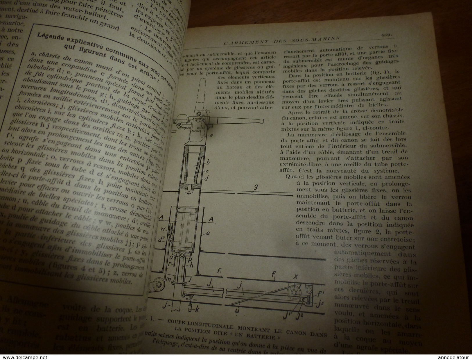 1917 LSELV :Balles SHRAPNELLS fabrication mécanique (Ovide Doublemarre);Armement SOUS-MARINS canons div.(Louis Dayral)