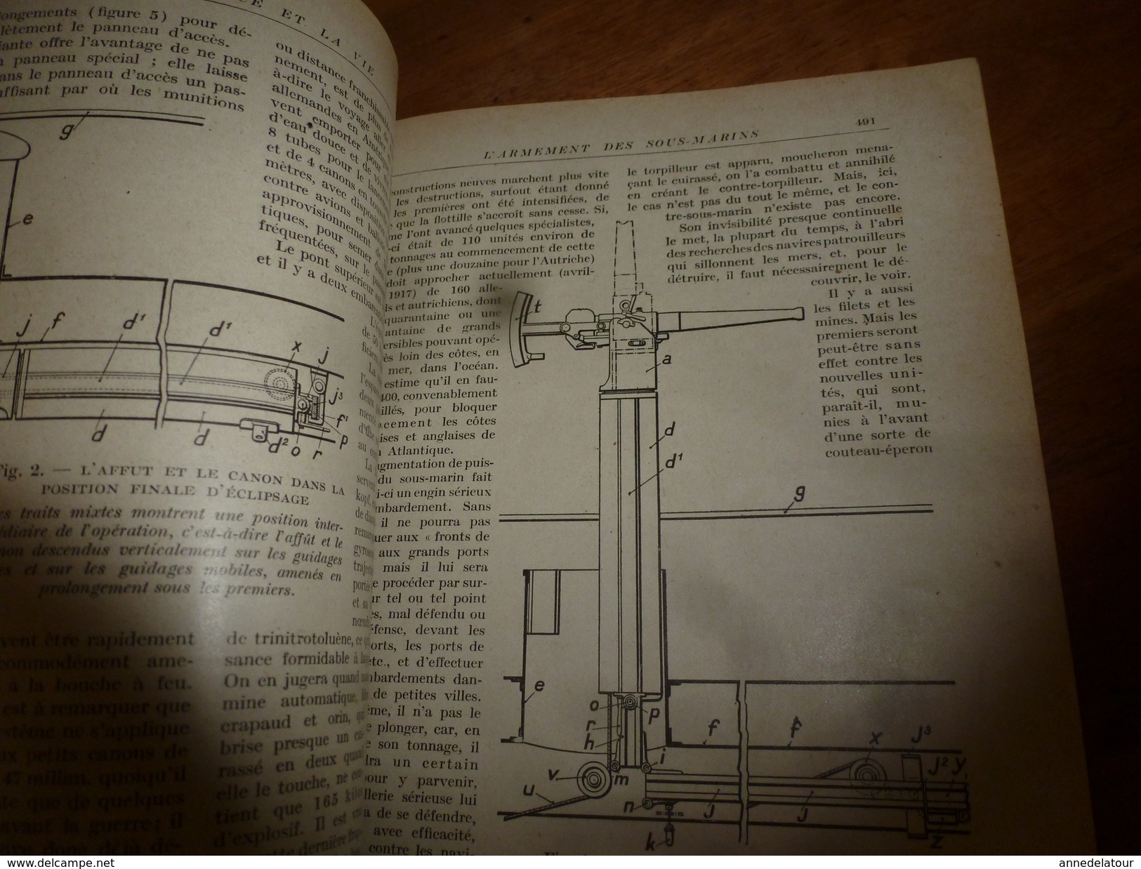 1917 LSELV :Balles SHRAPNELLS fabrication mécanique (Ovide Doublemarre);Armement SOUS-MARINS canons div.(Louis Dayral)