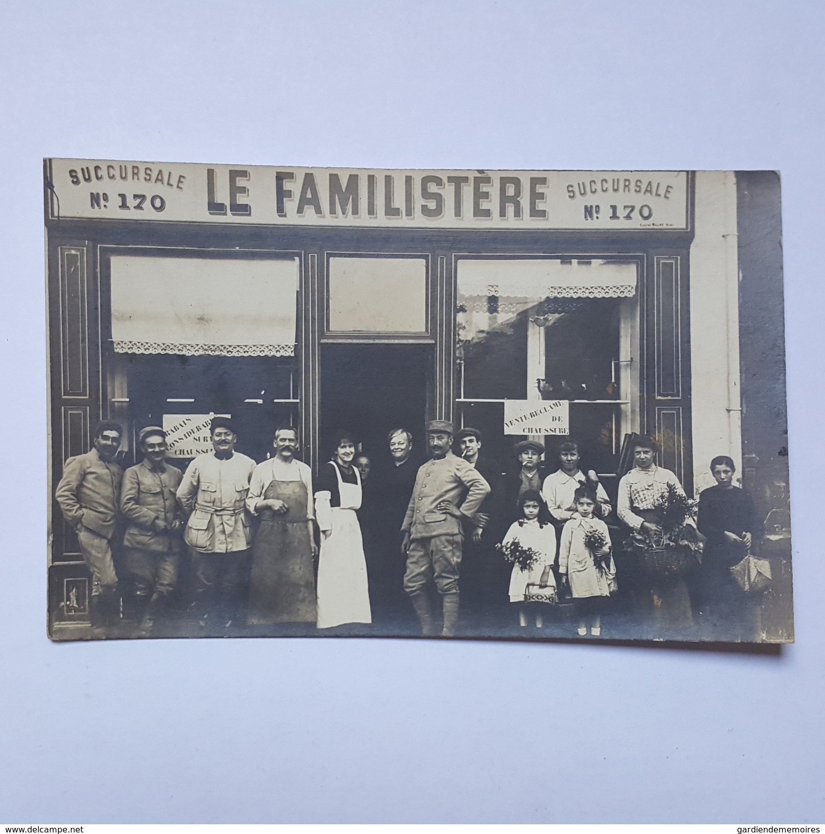 Epernay - Carte Photo - Le Familistère Succursale N°170, Devanture - Epernay