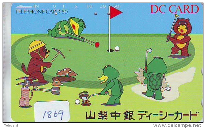 Télécarte Japon * TORTUE  (1869)  PHONECARD JAPAN * 110-157117 *  TURTLE *   TELEFONKARTE * SCHILDKRÖTE - Turtles