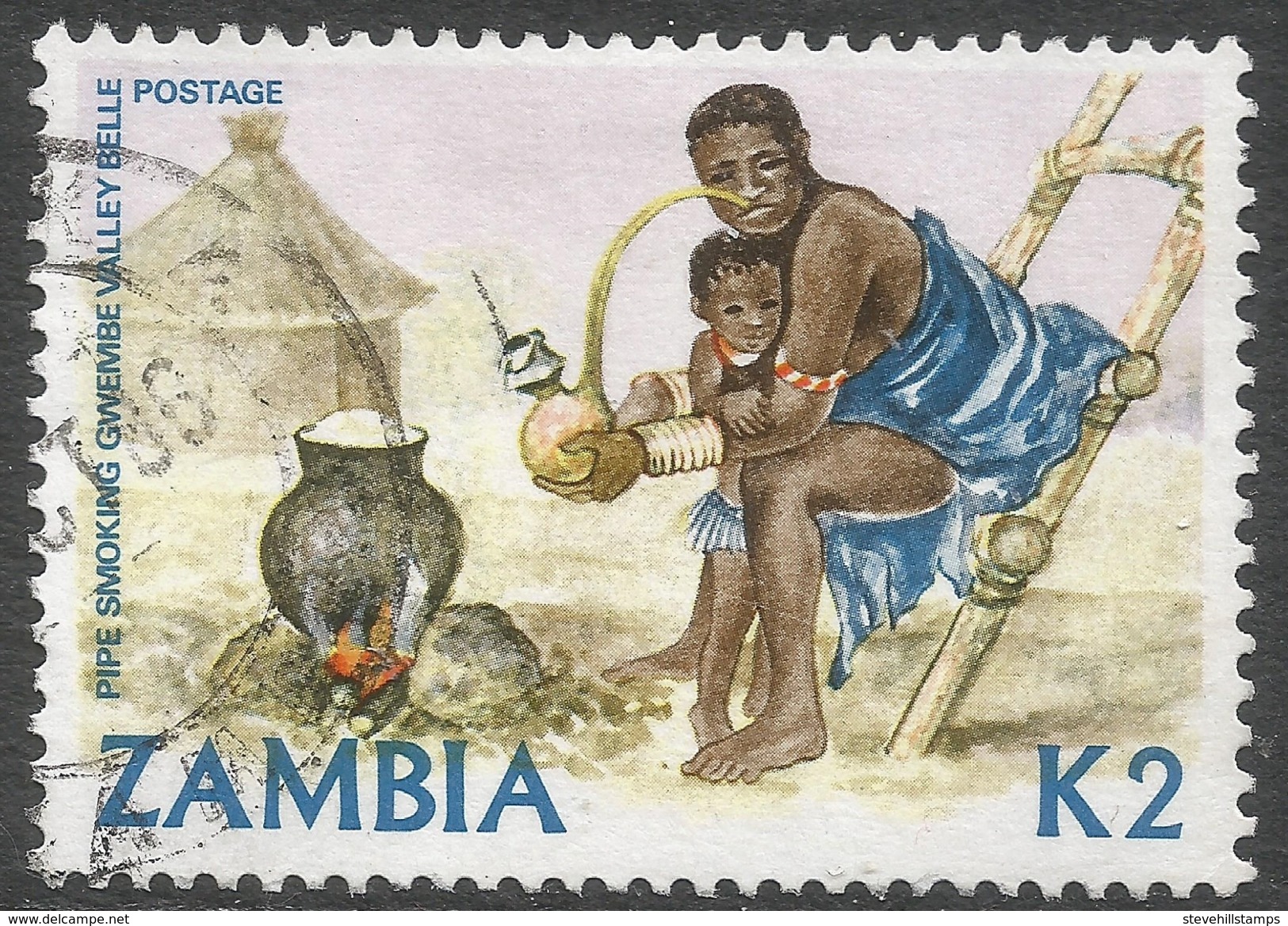 Zambia. 1981 Native Crafts. 2k Used. SG 351 - Zambia (1965-...)