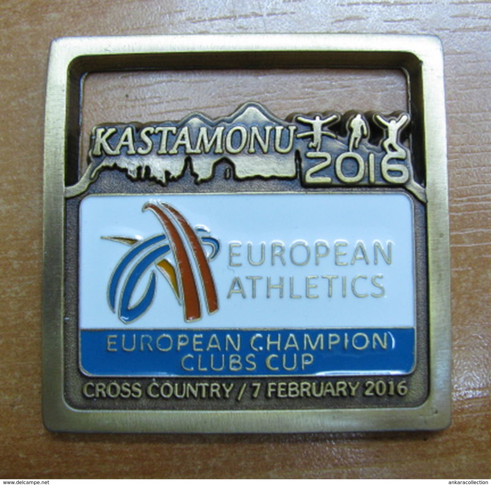 AC - EUROPEAN ATHLETICS EUROPEAN CHAMPION CLUBS CUP CROSS COUNTRY  OT FEBRUARY 2016 KASTAMONU, TURKEY MEDAL - Athlétisme