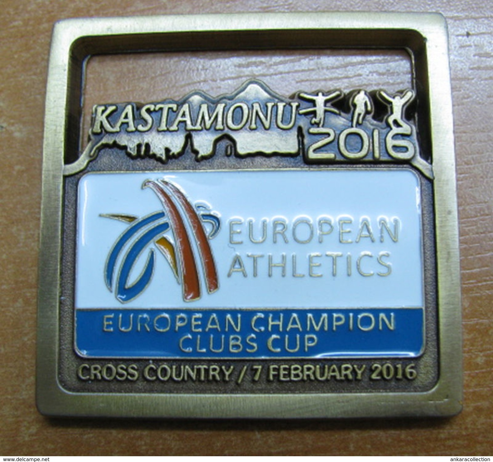 AC - EUROPEAN ATHLETICS EUROPEAN CHAMPION CLUBS CUP CROSS COUNTRY  OT FEBRUARY 2016 KASTAMONU, TURKEY MEDAL - Athlétisme