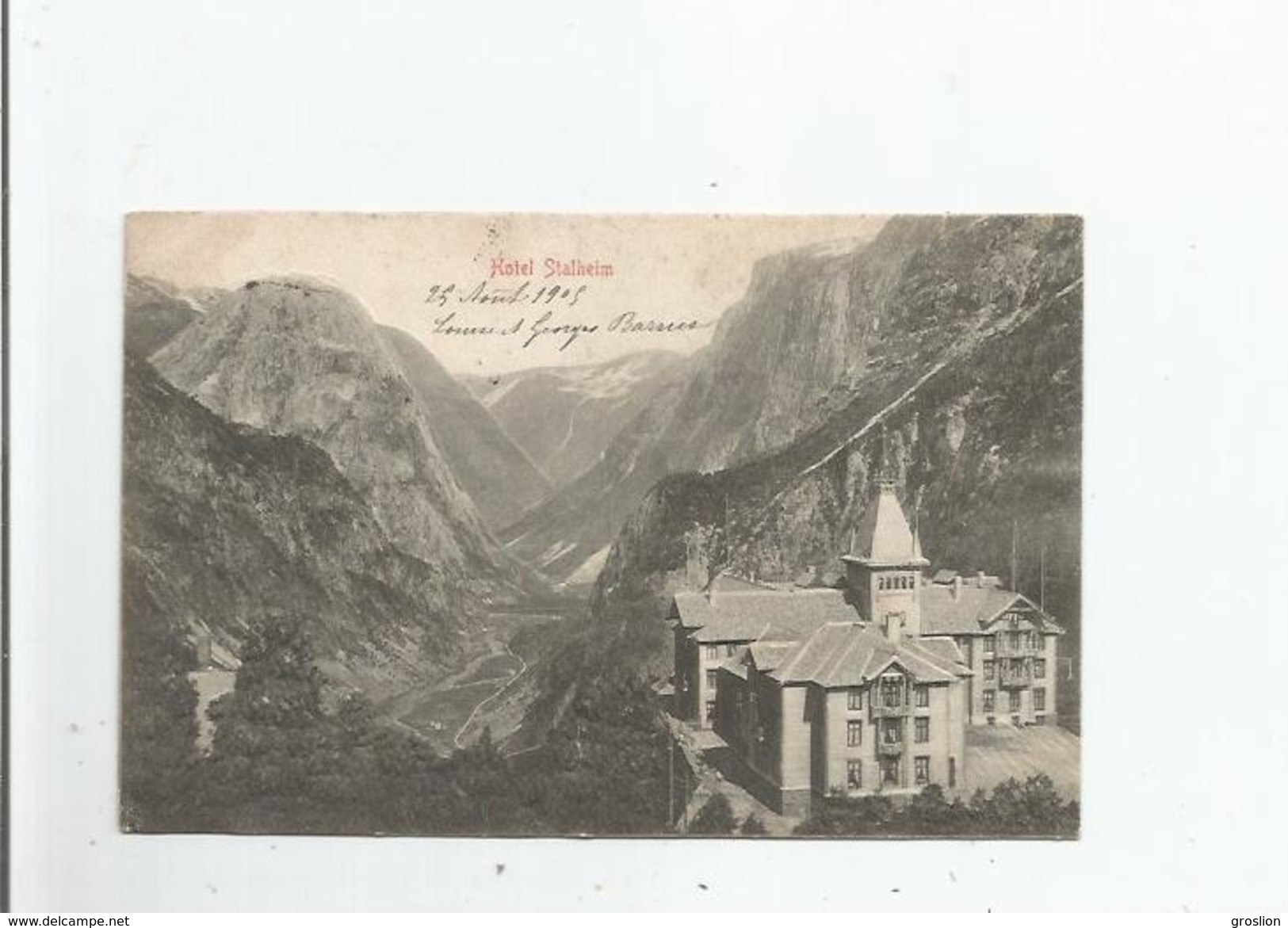 HOTEL STALHEIM 1905 - Norvège