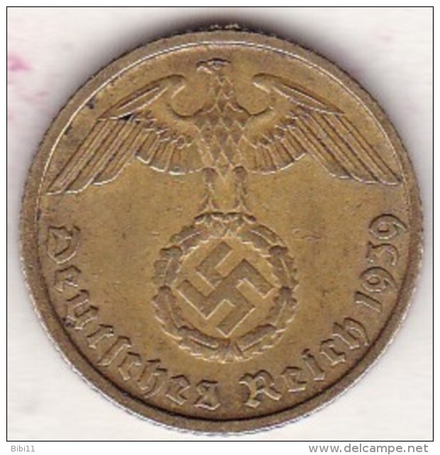 ALLEMAGNE . 10 REICHSPFENNIG 1939 D (MUNICH) - 10 Reichspfennig