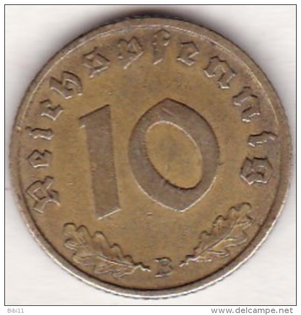 ALLEMAGNE . 10 REICHSPFENNIG 1939 D (MUNICH) - 10 Reichspfennig