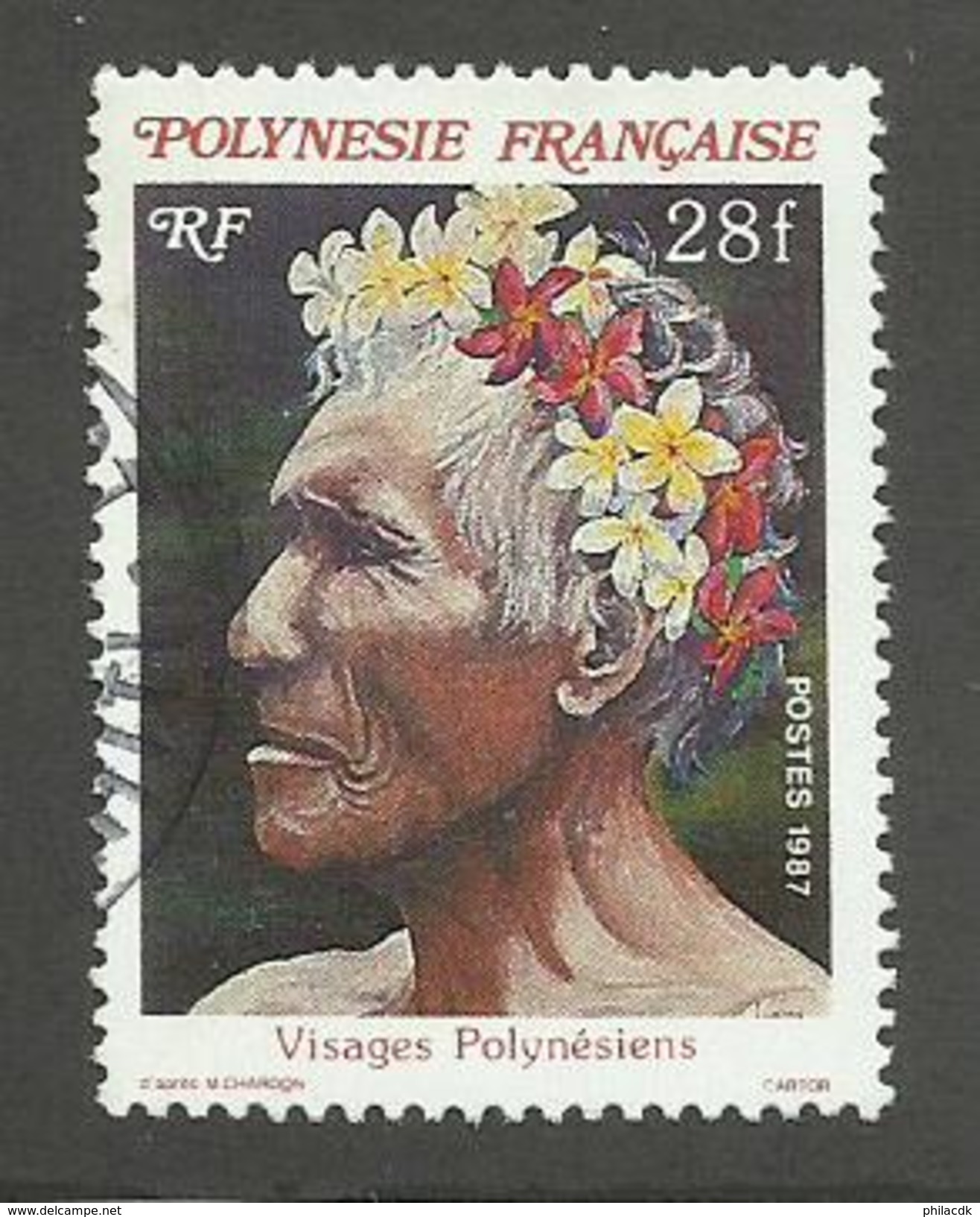 POLYNESIE FRANCAISE - N°YT 272 OBLITERE - COTE YT : 0.50&euro; - 1987 - Oblitérés