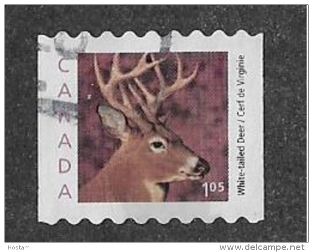 CANADA 2002  USED # 1881    White-tailed Deer   Used - Coil Stamps