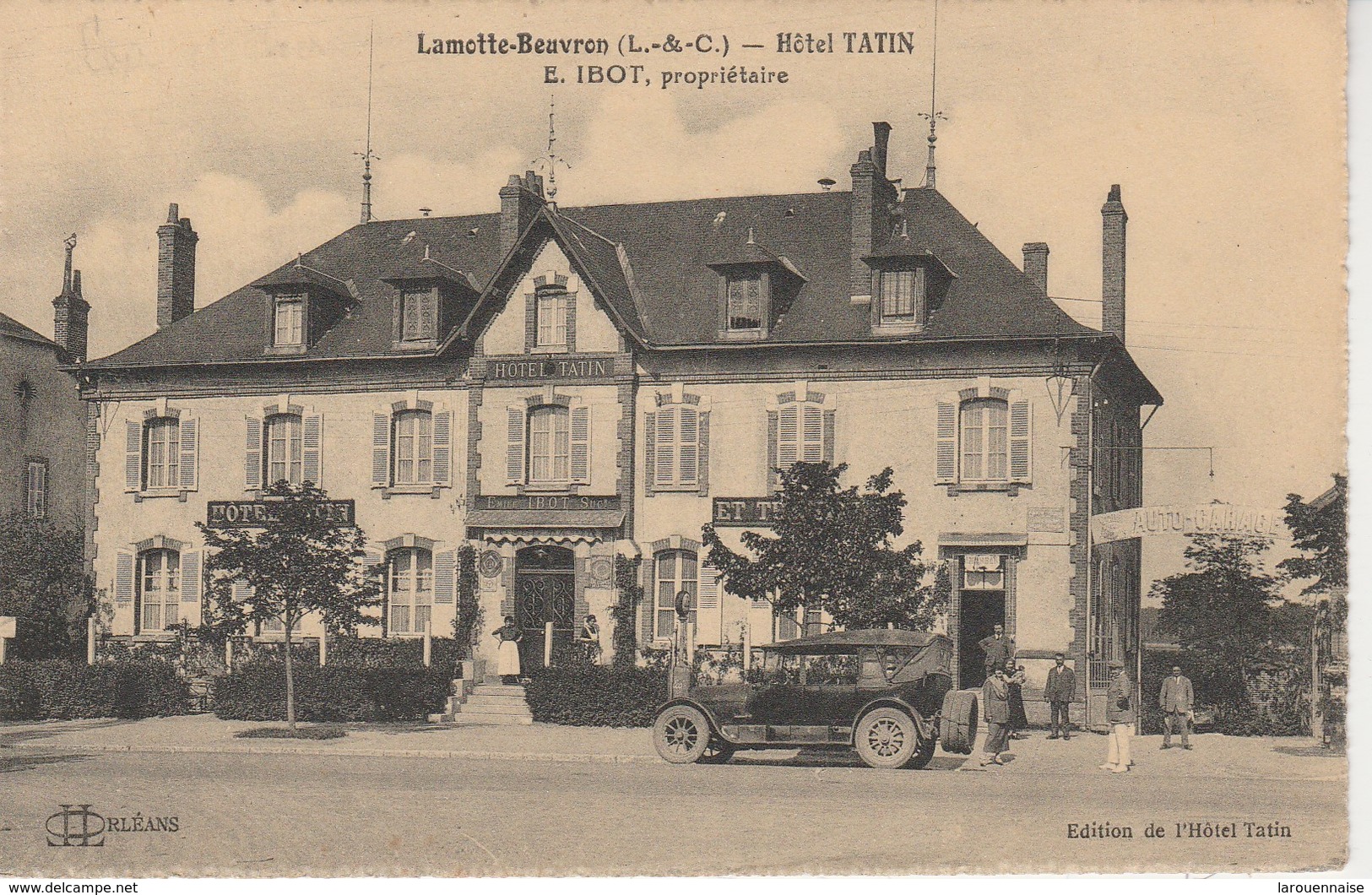 41 - LAMOTTE BEUVRON - Hôtel Tatin - E.IBOT, Propriétaire - Lamotte Beuvron