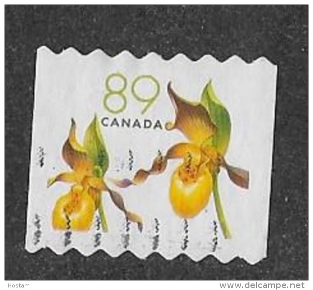 CANADA 2005  USED # 2129     YELLOW LADY SLIPPER USED - Coil Stamps