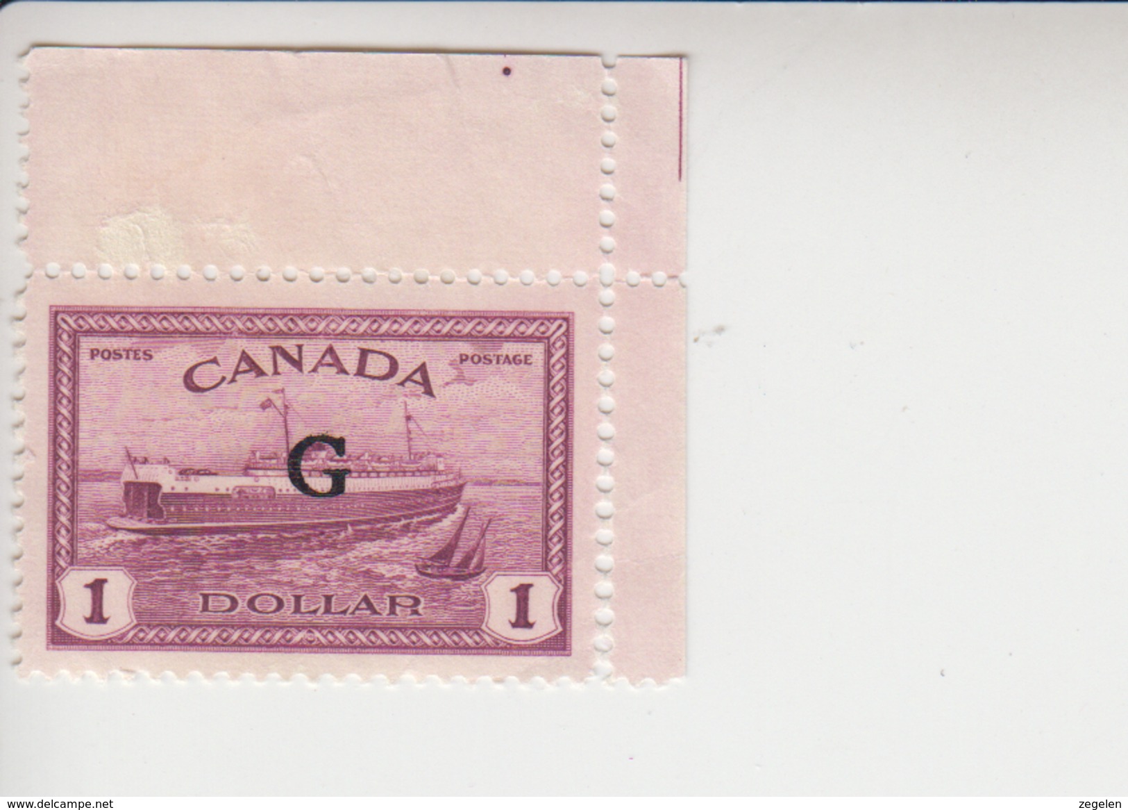 Canada(Kanada) Cat. Dienst 34 Zonder Gom - Overprinted