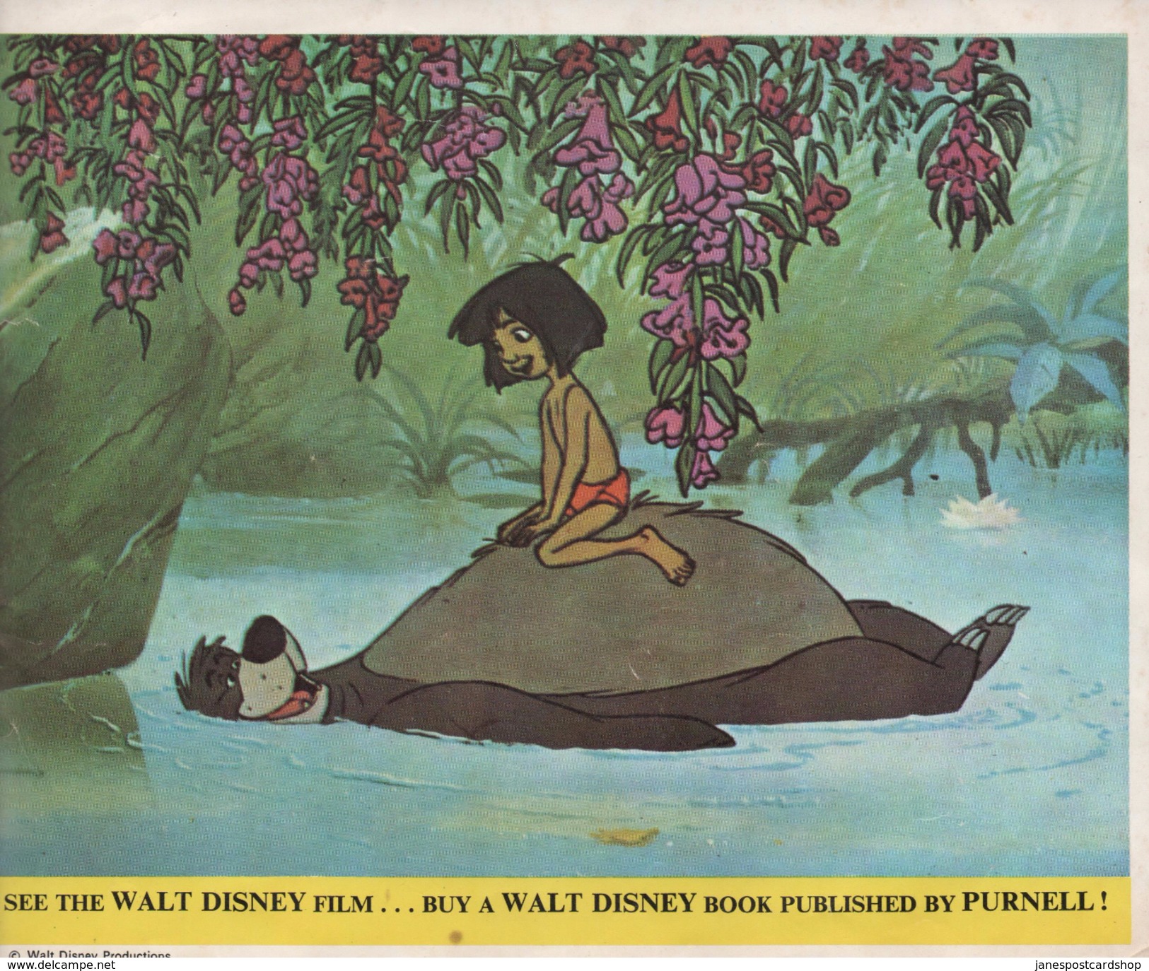 THREE CINEMA LOBBY POSTERS - WALT DISNEY PRODUCTIONS - JUNGLE BOOK - Posters