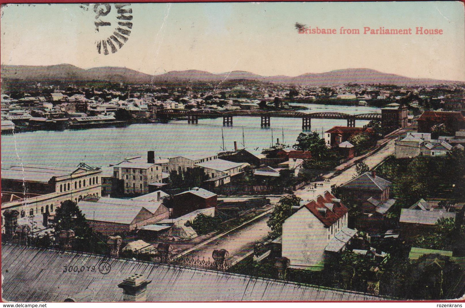 Australia Australie Brisbane From Parliament House Queensland  - 1910 - Brisbane