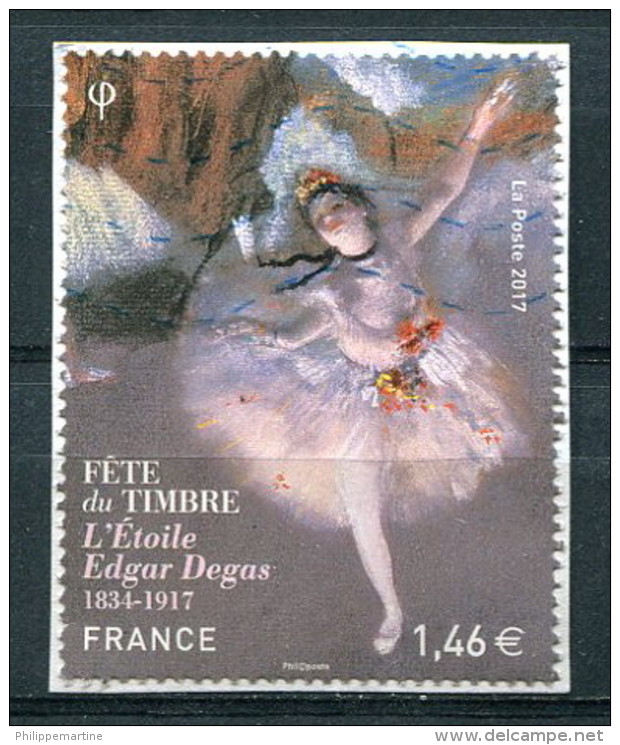 France 2017 - Fête Du Timbre - L'Etoile Edgar Degas (o) Sur Fragment - Oblitérés