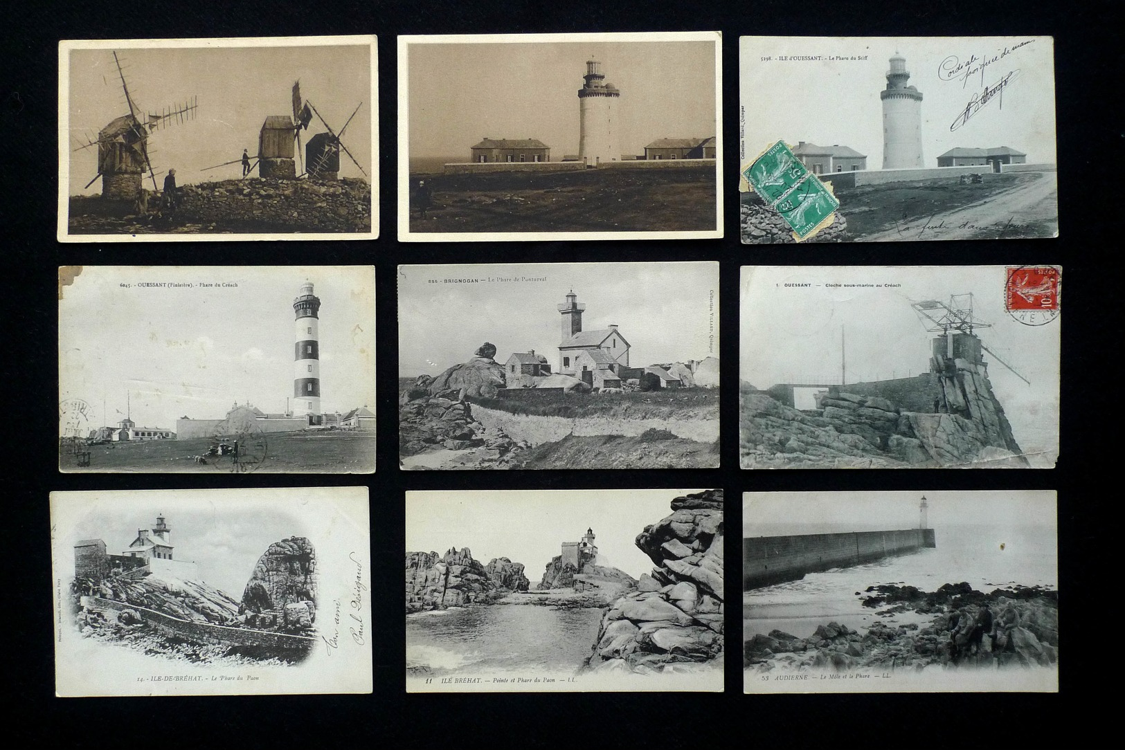 LOT 84 CPA / PHARES / ILES / COTE ATLANTIQUE / BRETAGNE / NAVIGATION - Bretagne