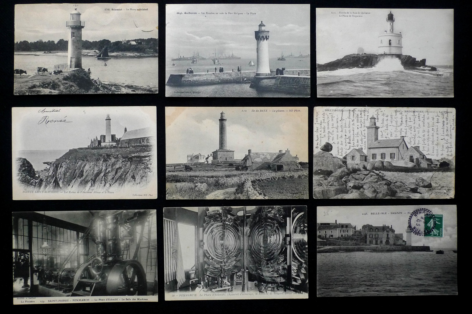 LOT 84 CPA / PHARES / ILES / COTE ATLANTIQUE / BRETAGNE / NAVIGATION