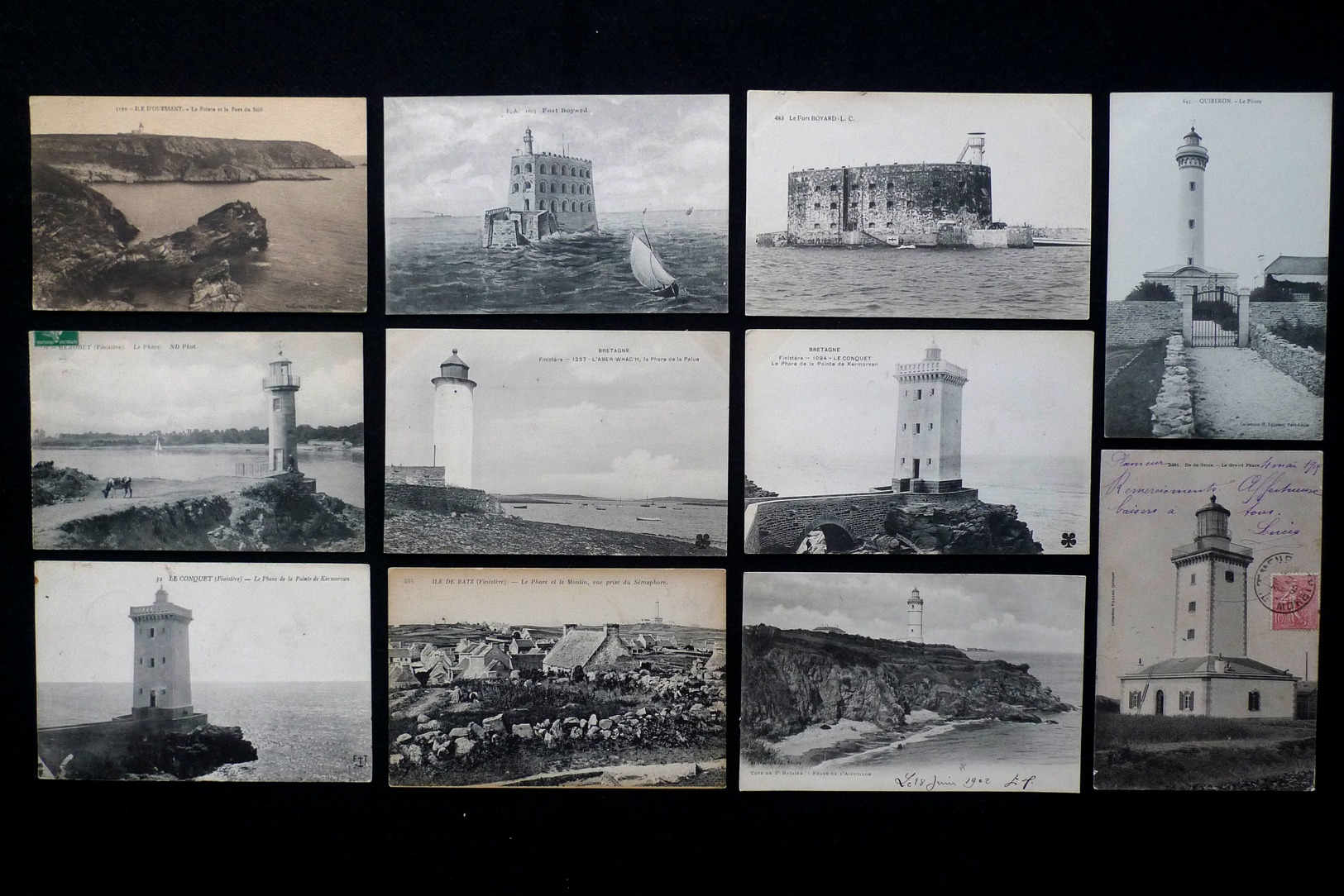 LOT 84 CPA / PHARES / ILES / COTE ATLANTIQUE / BRETAGNE / NAVIGATION