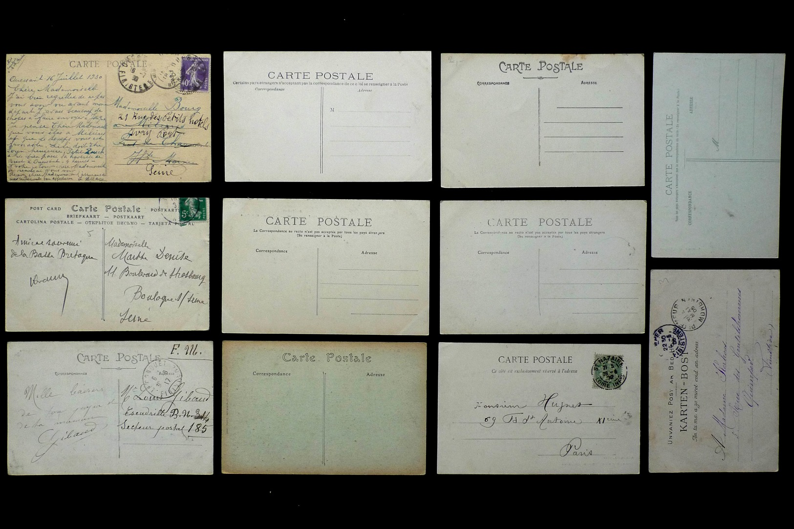 LOT 84 CPA / PHARES / ILES / COTE ATLANTIQUE / BRETAGNE / NAVIGATION