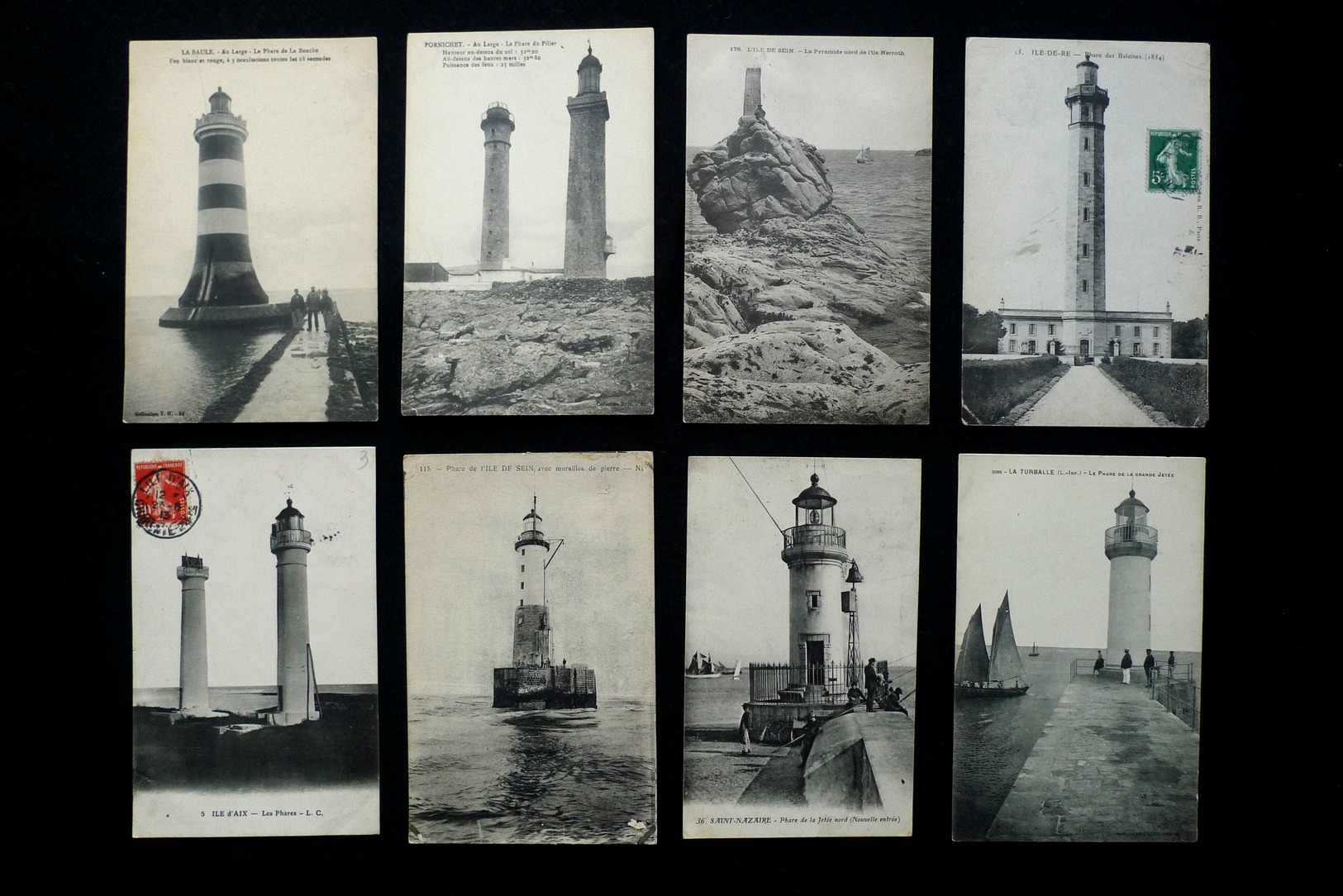 LOT 84 CPA / PHARES / ILES / COTE ATLANTIQUE / BRETAGNE / NAVIGATION