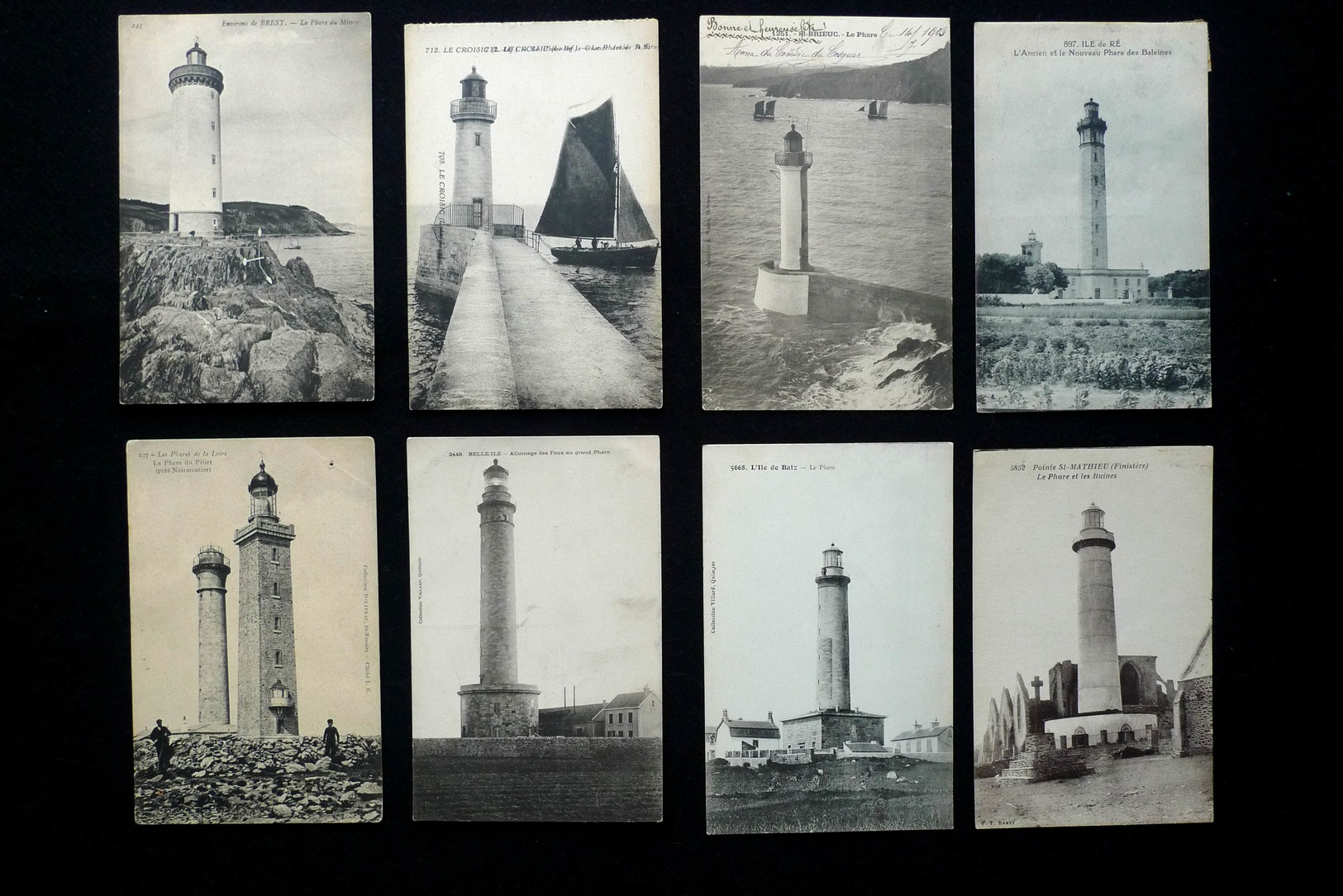 LOT 84 CPA / PHARES / ILES / COTE ATLANTIQUE / BRETAGNE / NAVIGATION