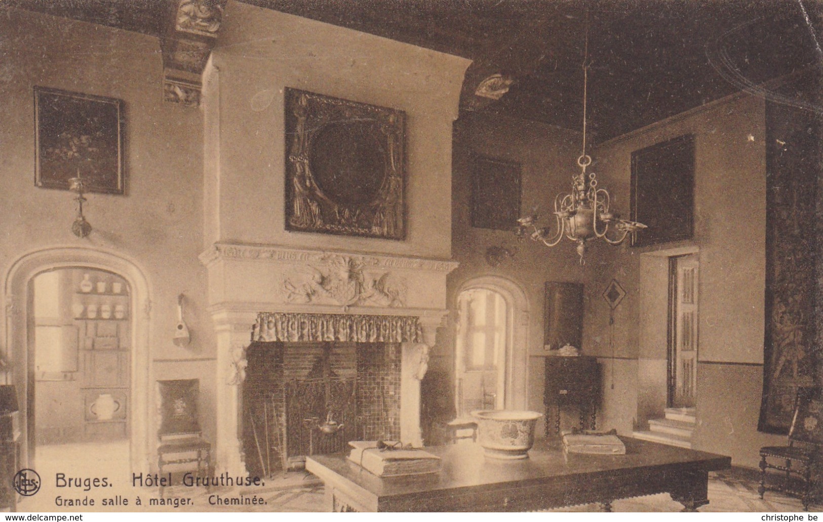 Brugge, Bruges, Hôtel Gruuthuse, Grande Salle A Manger (pk36176) - Brugge