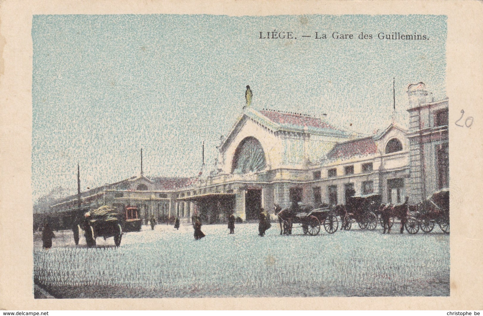 Luik, Liege La Gare Des Guillemins, Attelages (pk36176) - Liege