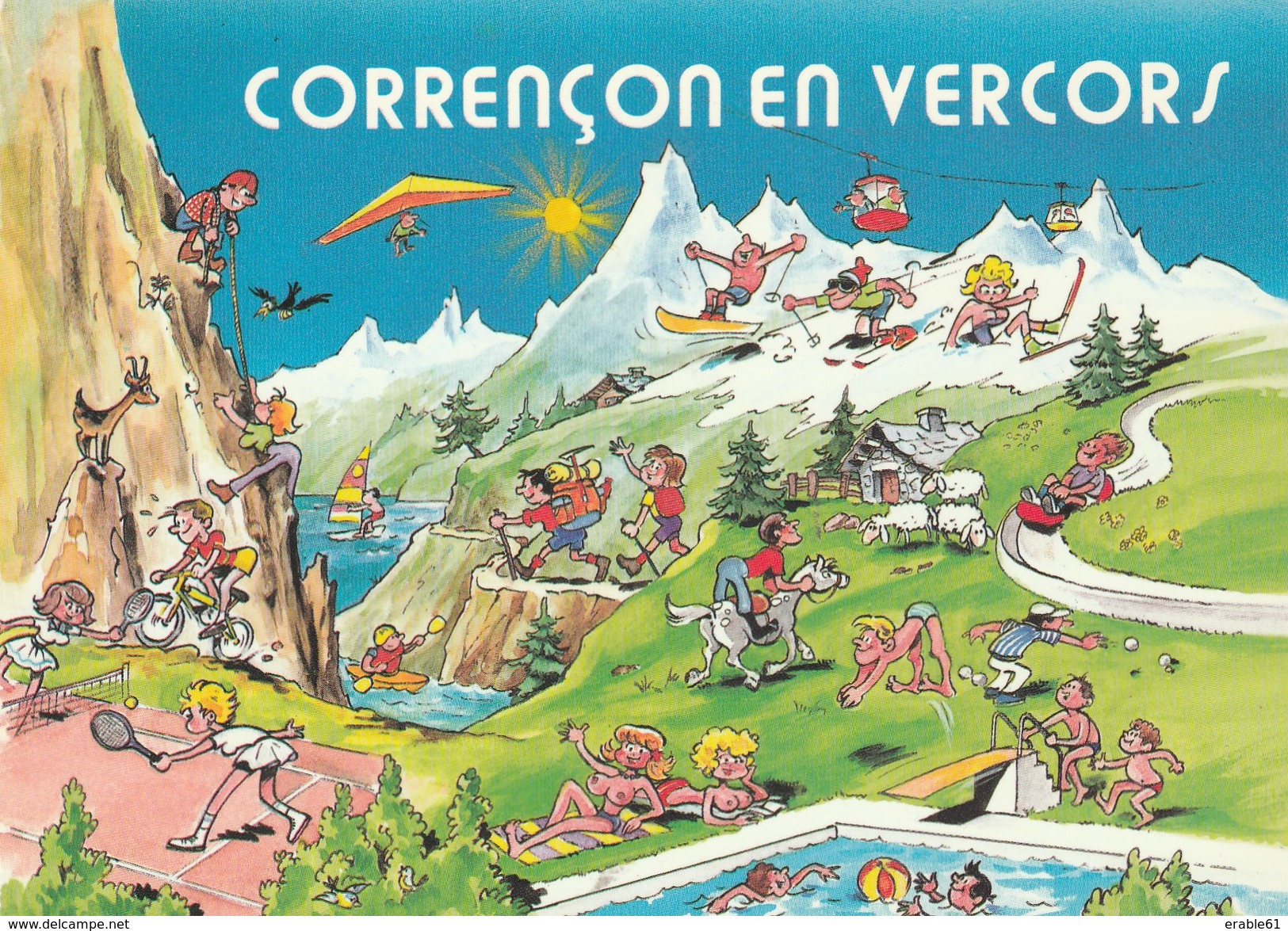 CPM 38 CORRENCON EN VERCORS HUMO 12 - Autres & Non Classés