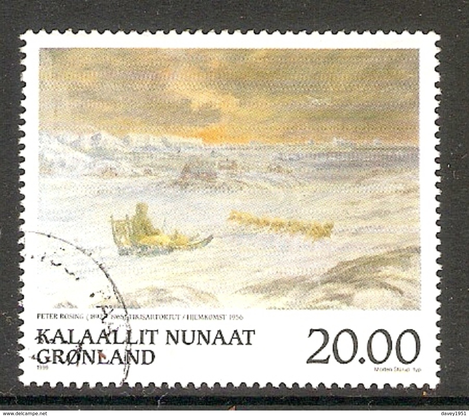 004167 Greenland 1999 Art 20K FU - Used Stamps