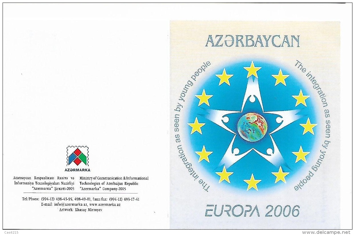 AZERBAIJAN  2006 Europa Integration, 1 Booklet MNH - 2006