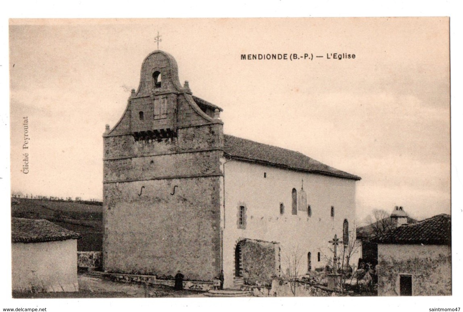 64 - MENDIONDE . L'ÉGLISE - Réf. N°2649 - - Autres & Non Classés