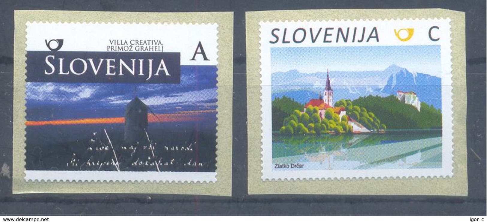 Slovenia Slowenien 2017 Mint MNH ** Tourism Bled Island Castle Triglav Mountains Church Kirche Architecture - Sonstige & Ohne Zuordnung