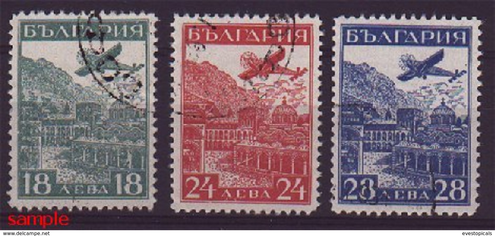 BULGARIA - AIRPOST SET 1932 COMPLETE - VERY FINE USED! - Usati