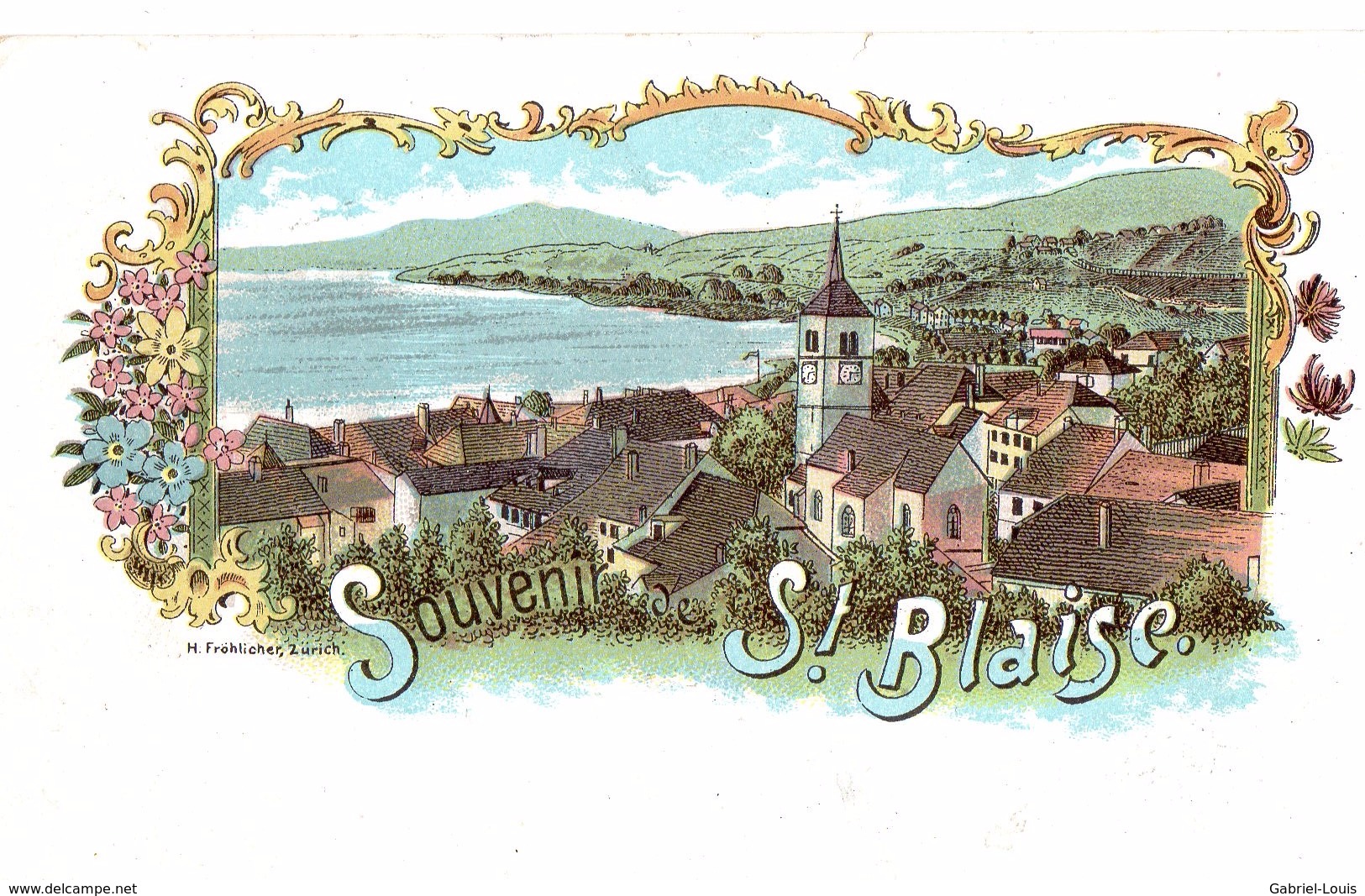 Souvenir De St. Blaise / Saint Blaise /  Litho. - Saint-Blaise